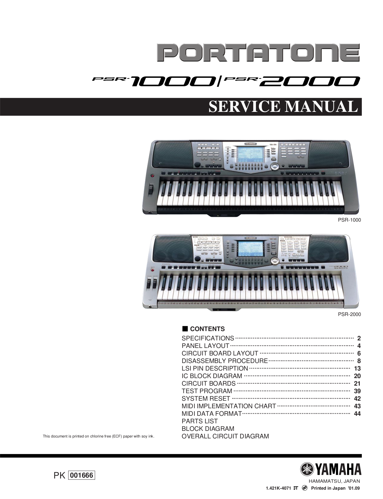 Yamaha Music Keyboard CVP-206 pdf page preview ...